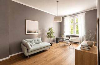 Wohnung kaufen in Mendelstraße 7, 13187 Berlin, Berlin - Stilvoll Wohnen im Altbau: mit Balkon, Erker & Parkett