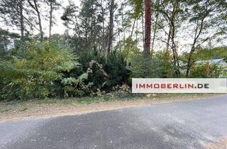 Grundstück zu kaufen in 14547 Beelitz, IMMOBERLIN.DE - Bebaubares Waldgrundstück in sehr naturverbundener Lage