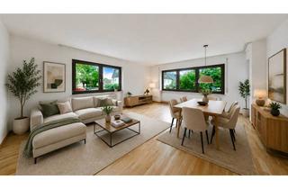Wohnung kaufen in 71336 Waiblingen, Provisionsfrei! Großzügige 4-Zimmer-Wohnung mit großem Gartenanteil, Balkon und Garagen