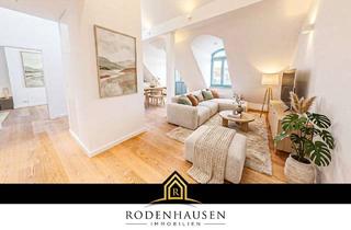 Wohnung kaufen in 80538 München, Bestlage Lehel: Kernsanierte Altbau-Traumwohnung mit Dachterrasse und Balkon