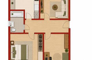 Wohnung mieten in Fritz-Haber-Strasse, 06217 Merseburg, Charmante 2-Zimmer-Dachgeschosswohnung mit Dachterrasse