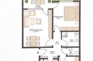 Wohnung mieten in Finkenstraße 18, 74906 Bad Rappenau, Erdgeschoss 3 Zimmer mit Balkon und Stellplatz