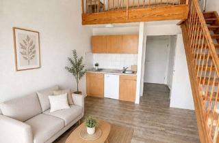 Wohnung mieten in Nußbaumkoppel, 24119 Kronshagen, helle 2-Zimmer Maisonette Wohnung 29m² Dachgeschoss mit Balkon EBK in Kiel Kronshagen Nähe CAU Uni