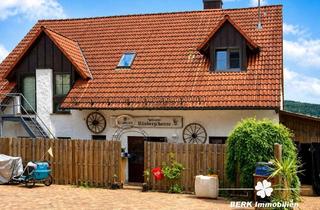 Gewerbeimmobilie kaufen in 63863 Eschau, BERK Immobilien - Wohnen und Arbeiten - Gastronomie/Gewerbe mit Biergarten und Wohnung in Eschau