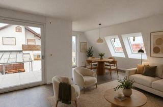 Wohnung mieten in 75249 Kieselbronn, Eleganz und Weitblick – Dachgeschosswohnung mit einem Balkon und luxuriösem Design