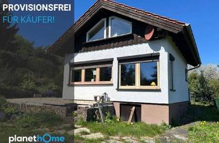 Haus kaufen in 99887 Georgenthal, Gartenidylle mit Panoramablick – charmantes Holzhaus in Randlage am Oberen Hambach in Georgenthal