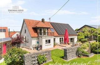 Einfamilienhaus kaufen in 74211 Leingarten, Außergewöhnlich umgebautes Einfamilienhaus mit idyllischer Gartenoase in zweiter Reihe