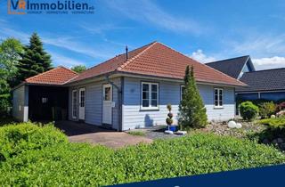 Haus kaufen in 25813 Husum, Hochwertiges Holzhaus mit kleiner Wellnessoase in begehrter Lage