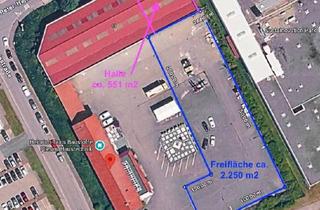 Gewerbeimmobilie mieten in 78056 Villingen-Schwenningen, Großzügige Lager-/Gewerbehalle mit weitläufiger Freifläche zu vermieten