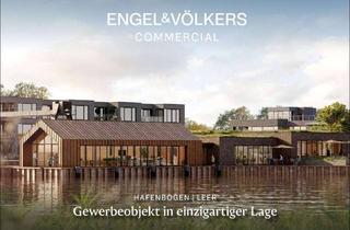 Gewerbeimmobilie kaufen in 26789 Leer, "Das Bootshaus" Premiumstandort im Hafenbogen