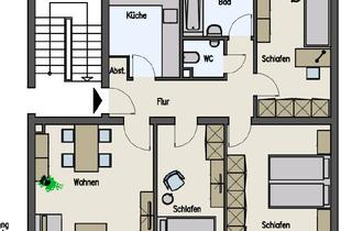 Wohnung mieten in Von-Galen-Str. 43, 36037 Fulda, Erstbezug nach Sanierung | 4 Zimmer Wohnung mit Süd-Balkon in Fulda Ziehers-Nord