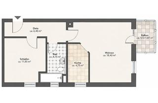 Wohnung mieten in 83236 Übersee, Modernisierte 2-Zimmer-Wohnung mit Südbalkon und Tiefgarage in attraktiver Lage von Übersee