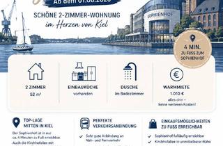 Wohnung mieten in Königsweg 21, 24103 Vorstadt, Praktische 2-Zimmer-Wohnung in Kiel