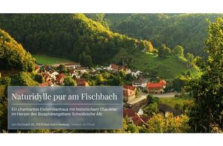 Haus kaufen in Am Fischbach 20, 72574 Bad Urach, Provisionsfreies Familiendomizil mit Gartenidylle im Biosphärengebiet Schwäbische Alb!