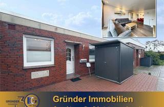 Haus kaufen in 26506 Norden, Käufer Provisionsfrei! Nordseeküste zum Greifen nah – charmanter Reihenbungalow in Norddeich!