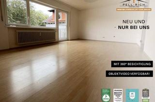 Wohnung mieten in 76187 Karlsruhe, WIRKUNGSVOLL: attraktive Dreizimmerwohnung mit Balkon im Stadtteil Knielingen zur Miete!