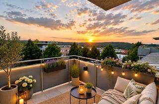 Penthouse kaufen in 97422 Hochfeld-Steinberg, Penthousefeeling , herrliche Aussichtswohnung, 2 Balkone, Garage, Lift...