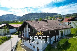 Wohnung kaufen in 87534 Oberstaufen, Wohnen mit Haus-Charakter - Ihr Zuhause auf 104 qm mit Terrasse/Garten, Balkon & Hochgratblick