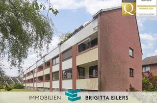 Wohnung kaufen in 28832 Achim, OHNE KÄUFERPROVISION: Hochparterrewohnung mit 3 Zimmern, neuwertigen Fenstern und Süd-Loggia