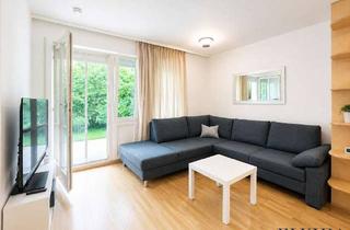 Wohnung mieten in 80804 Schwabing-West, ELVIRA - Schwabing-West, stilvoll möblierte 2-Zimmer-Wohnung mit sonniger Westterrasse und Gartenant