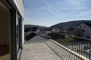 Wohnung mieten in Krankenhausstraße 2b, 92507 Nabburg, Moderne 3-Zimmer-Neubau Wohnung mit Balkon in Nabburg (KfW 40NH)