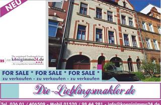 Haus kaufen in 99974 Mühlhausen, kompl. san. ehem. Wohn-/Geschäftshaus mit 2 sep. WE, ausbauf. DG u. idyllischem Garten in Innenstadt