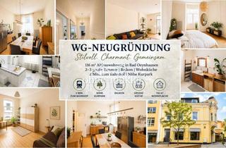 WG-Zimmer mieten in Viktoriastraße 4, 32545 Bad Oeynhausen, Mitten im Herzen von Bad Oeynhausen | WG Zimmer in 3er WG | 19m² - 24m² | 116 m² Altbauwohnung