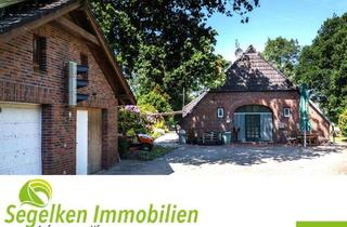 Haus kaufen in 26340 Zetel, Idyllisch gelegenes Landhaus mit Garten, Doppelgarage und Teich