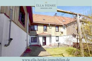 Haus kaufen in 38899 Hasselfelde, Großes, gepflegtes Harz-Haus mit idyllischem Innenhof-Garten + 3 Garagen.