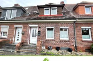 Reihenhaus kaufen in 26725 Herrentor, Eigentumsgrundstück! Modernisiertes Reihenhaus mit Wintergarten, Terrasse & 4 Zimmern zu verkaufen