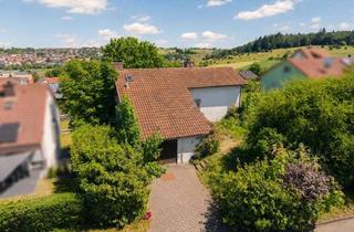 Einfamilienhaus kaufen in 89542 Herbrechtingen, * Architektonischer Rohdiamant mit Fernblick - Einfamilienhaus in außergewöhnlicher Aussichtslage vo