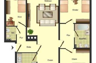 Wohnung mieten in Comeniusstraße 17, 33330 Gütersloh, 4-Zimmer-Wohnung in Gütersloh Innenstadt