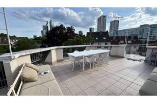 Penthouse mieten in Skylineblick, 60322 Westend-Süd, Möblierte 4 Zi-Penthouse mit großer Terrasse - Skylineblick, hochwertig san. Stilaltbau, Westend