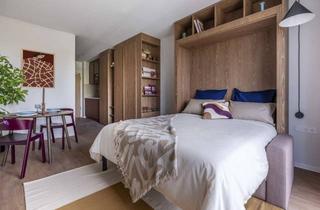 Wohnung mieten in 12359 Britz, Möblierte Studio Wohnungen mit Gemeinschaftsflächen: Padelplatz, Fitness, Dachterrasse & mehr