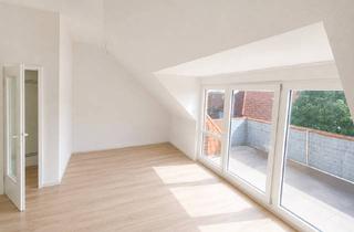 Wohnung mieten in Glockenblumenweg, 26655 Westerstede, Renovierte 1 Zimmer Dachgeschosswohnung mit Einbauküche und großzügigem Südwest-Balkon