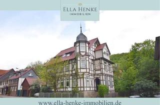 Villa kaufen in 38855 Wernigerode, Charmante Jugendstil-Fachwerkvilla mit 3 Wohnungen + 2 Gewerbeeinheiten