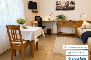 Immobilie mieten in Pfullinger Weg, 71229 Leonberg, Wohnen auf Zeit in Leonberg in dieser hübschen 1-Zimmerwohnung mit Küche.