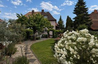 Doppelhaushälfte kaufen in 06237 Leuna, Leunas vermutlich schönster Garten! Doppelhaushälfte mit Charakter, Kamin und Sauna