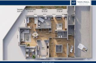 Wohnung kaufen in 33330 Gütersloh, Gütersloh - Letzte verfügbare Erdgeschosswohnung im Neubau | KfW 40 + QNG | ca. 98 m² | Terrasse & 2 Carports