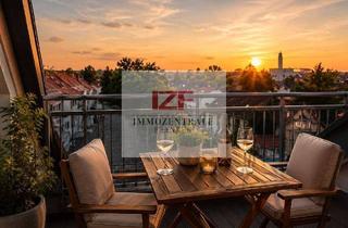 Wohnung kaufen in 90441 Nürnberg, Nürnberg - Über den Dächern von Nürnberg: 2-Zimmer-Dachgeschosswohnung mit Kamin, Dachloggia & Weitblick