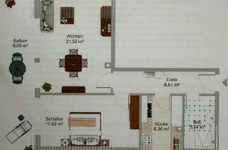 Wohnung kaufen in 86825 Bad Wörishofen, Bad Wörishofen - Tolle 2 ZKB DG-ETW mit XXL-Balkon PROVISIONSFREI!