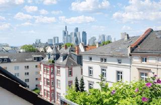 Wohnung kaufen in Skylineblick, 60316 Frankfurt, Frankfurt am Main - Lichtdurchflutete Maisonette mit Skyline-Blick & Dachterrasse in Frankfurt Nordend-Ost