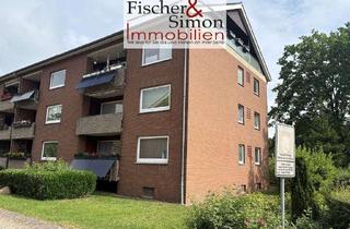 Wohnung kaufen in 31582 Nienburg, RESERVIERT-frei werdende, helle 3 Zi. Whg. mit Loggia und PKW-Einstellplatz im 1.OG