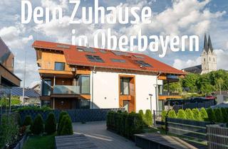 Wohnung kaufen in Fuchsbergstraße 7c, 83104 Tuntenhausen, Lichtdurchflutete 2-Zimmer-Wohnung mit bis zu 3,41 m Deckenhöhe, Terrasse und EEK A+