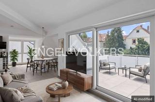 Penthouse mieten in 65812 Bad Soden, Luxuriöse Penthousewohnung mit großzügiger Dachterrasse und 3 Balkonen, fußläufig zur Innenstadt ...