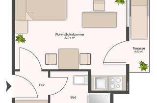 Wohnung mieten in 48155 Hafen, Appartement mit Terrassenzugang im Hansaviertel
