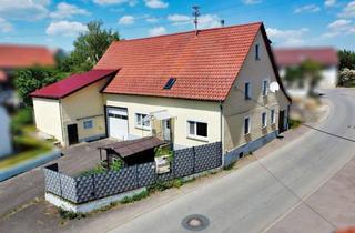 Einfamilienhaus kaufen in 72513 Hettingen, Wohnen, Schrauben, Arbeiten – Einfamilienhaus mit großer Werkstatt, Garagen und Womo-Stellplatz
