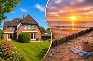 Haus kaufen in 25938 Utersum, Zu Fuß zum Sonnenuntergang an den Strand - Ihr Ferienhaus in strandnaher Lage von Utersum