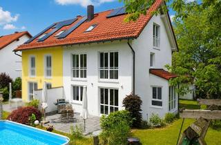 Haus kaufen in 85604 Zorneding, Moderne DHH Bj.2007 mit großem Garten, Holzpelletheizung, Solarthermie, Kamin und toller Ausstattung