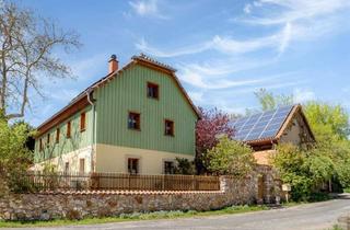 Haus kaufen in 01665 Käbschütztal, Familienidylle mit Fachwerkromantik, Bauerngarten und nachhaltiger Energetik - Landglück pur!